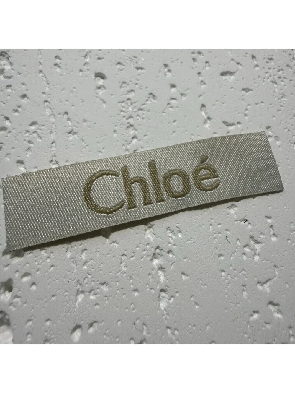Chloe 1 Designer Tag LABEL Replacement Sewing Accessories 7 X 1.5 cm